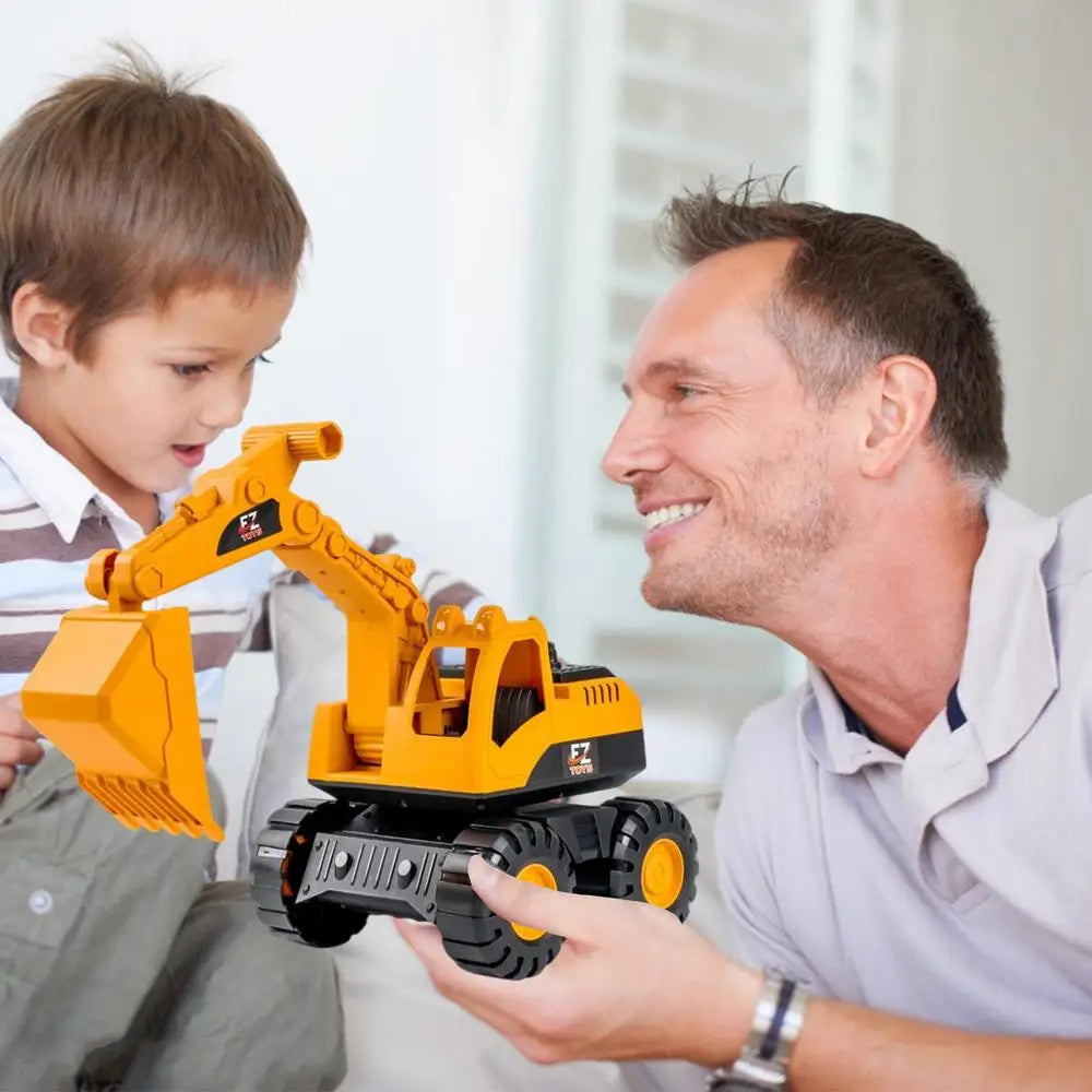 Simulation Excavator Truck Model Tractor Toy Dump Truck Model Car Toys Mini Cars Excavator Dump Truck Model Kids Birthday Gift