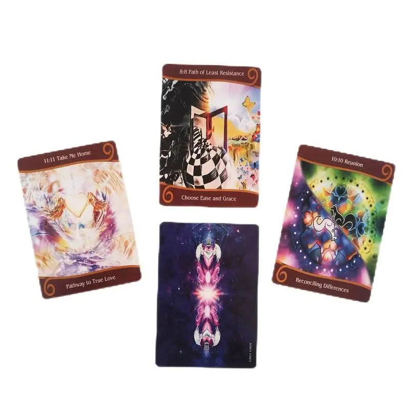 Twin Flame Ascension Oracle Card Board Game Oracle Card Fortune Telling Card Game Divination Tools Oracle Card 55pcs Table Game