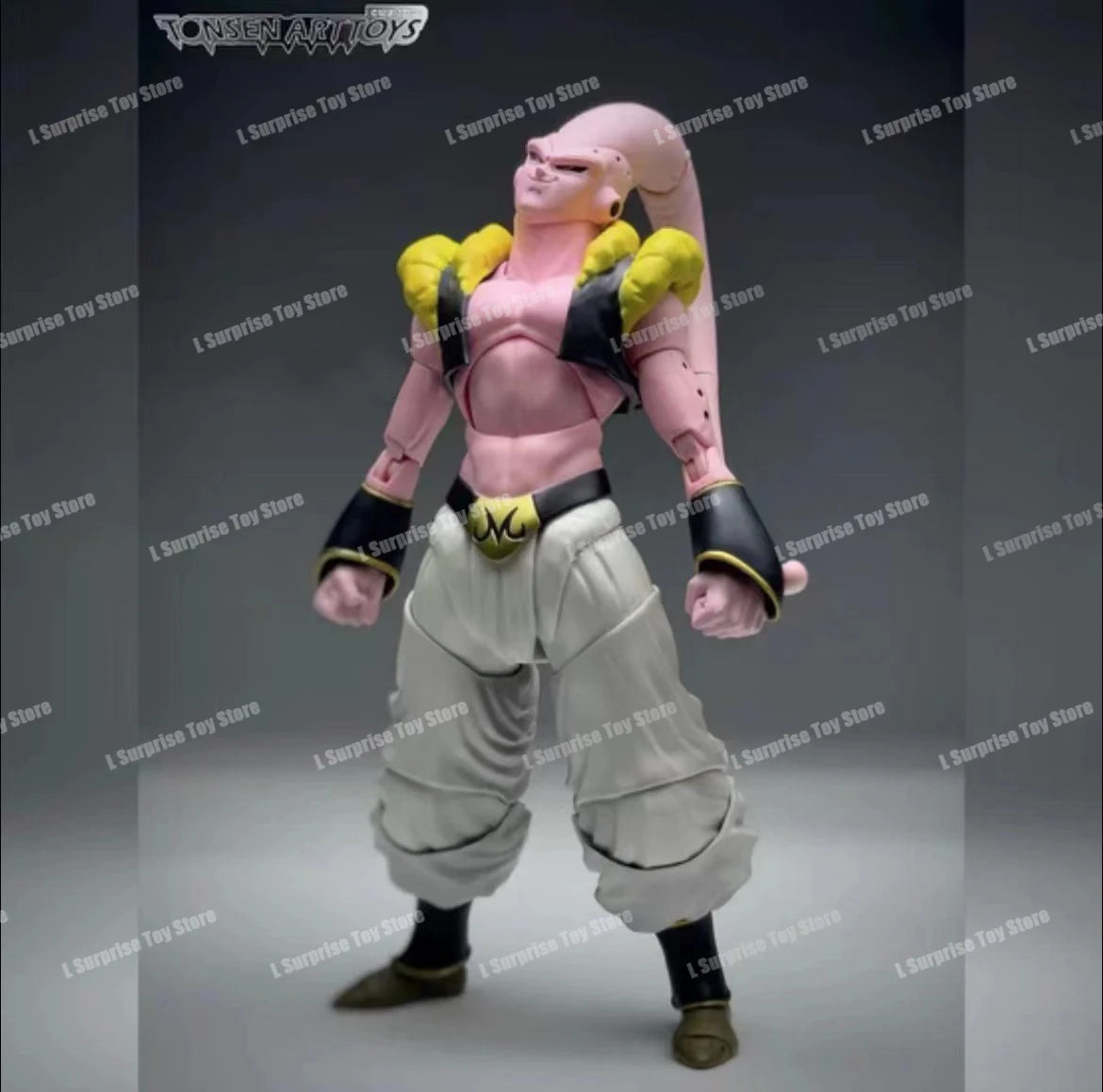 Tonsenarttoys Dragon Ball SHF Adolescent Malevolence Majin Buu Boo Kid Tonsen Arttoys Anime Action Figures Model Collector Toys
