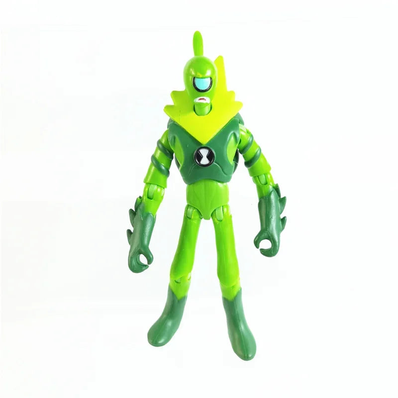 Bandai Genuine Ben Tennyson 10 Doll Monster Figure Toys Ben10 Omnitrix Table Ornaments Kids Gifts