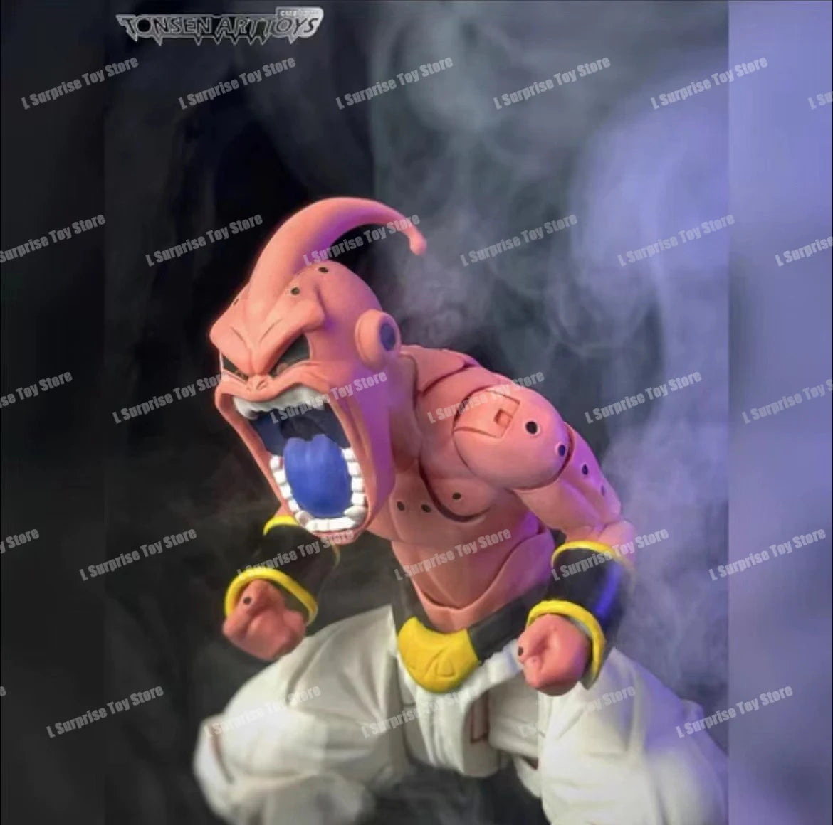 Tonsenarttoys Dragon Ball SHF Adolescent Malevolence Majin Buu Boo Kid Tonsen Arttoys Anime Action Figures Model Collector Toys