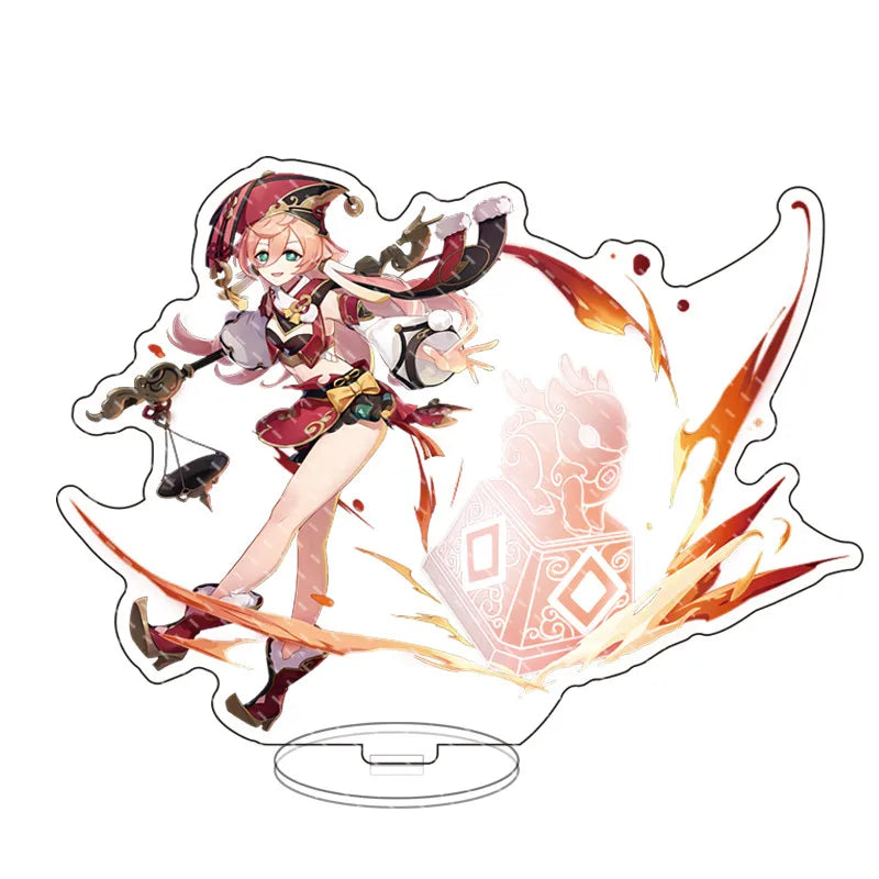 Impact anime Acrylic Stand Figure Game Toys Room Decoration Wanderer Raiden Shogun Tartaglia Zhongli Fan Kids Gifts