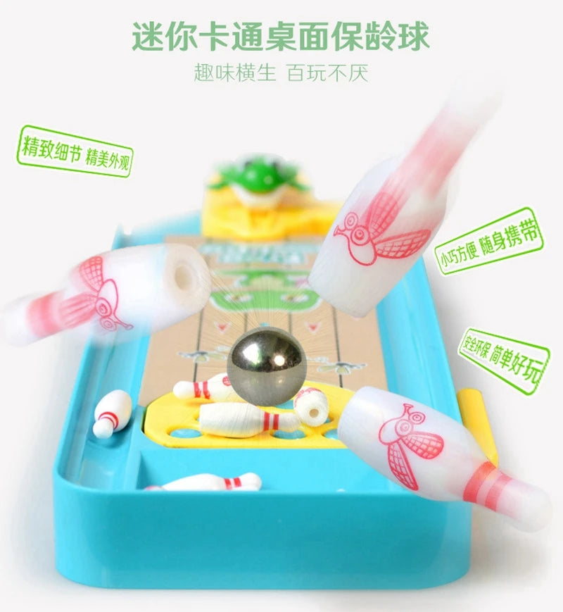 Baby Toys For Children Mini Bowling Games Parent-Child Interactive Board Game Table Tabletop Kids Toys Boys And Girls Desk Toys