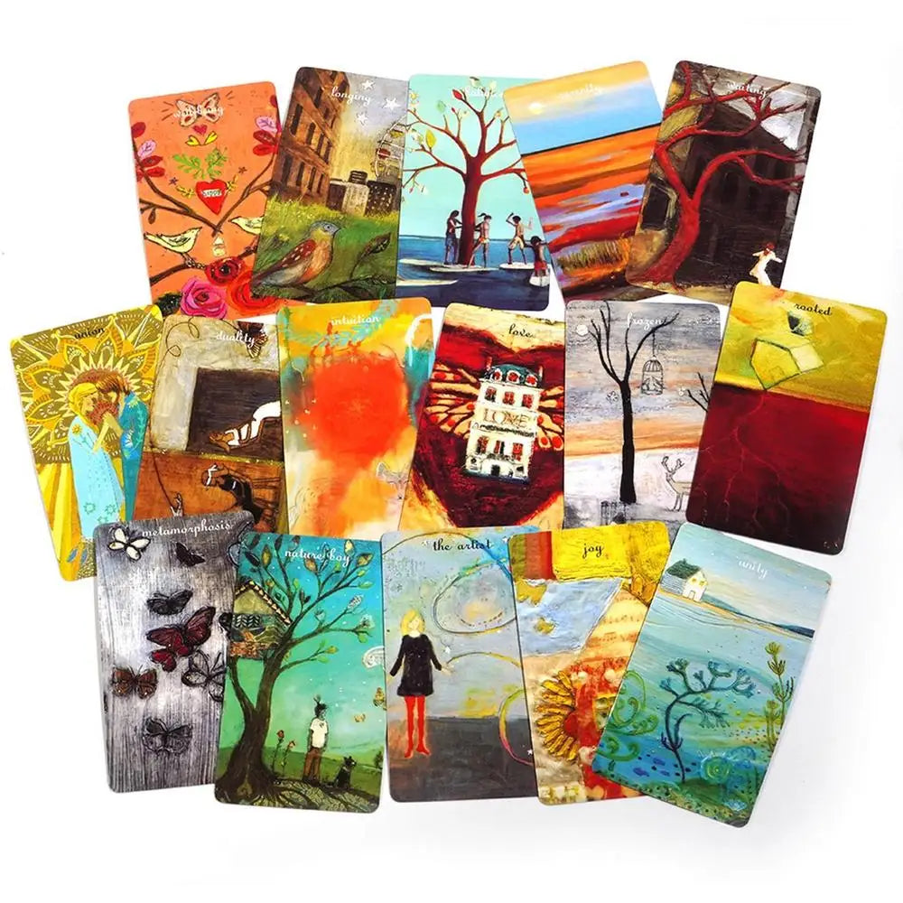 70pcs Story Cards For Fate Divination English Tarot Cards Oracle Cards Fortune Telling Board Game Party Entertainment Card Game