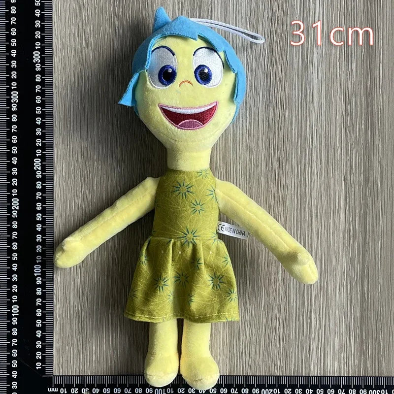 20-30cm Inside Out 2 Disney Pixar Plush Toys Doll ANXIETY Ennui Envy Embarrassment Joy Plushie Stuffed Gift for Kids Christmas
