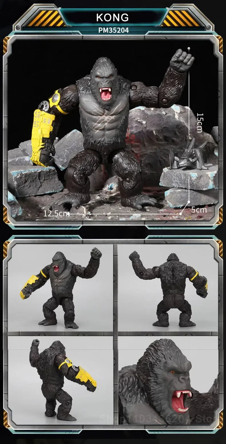Godzilla Model VS Kong New Empire 2024 Skar King Shimo Titanus Doug Joints Movable Action Figures Collectible Kids Birthday Gift