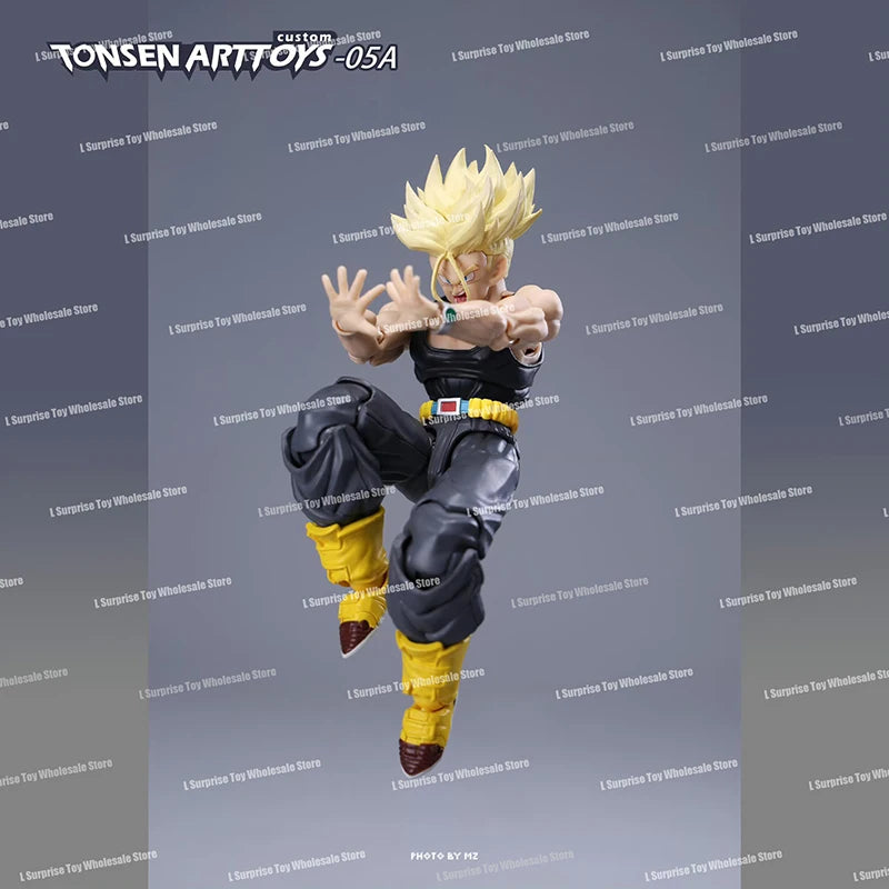 Tonsenarttoys Dragon Ball SHF Trunks Super Saiyan SSJ SSJ2 05A 05B Tonsen Arttoys Custom Accessories Anime Action Figures Toys
