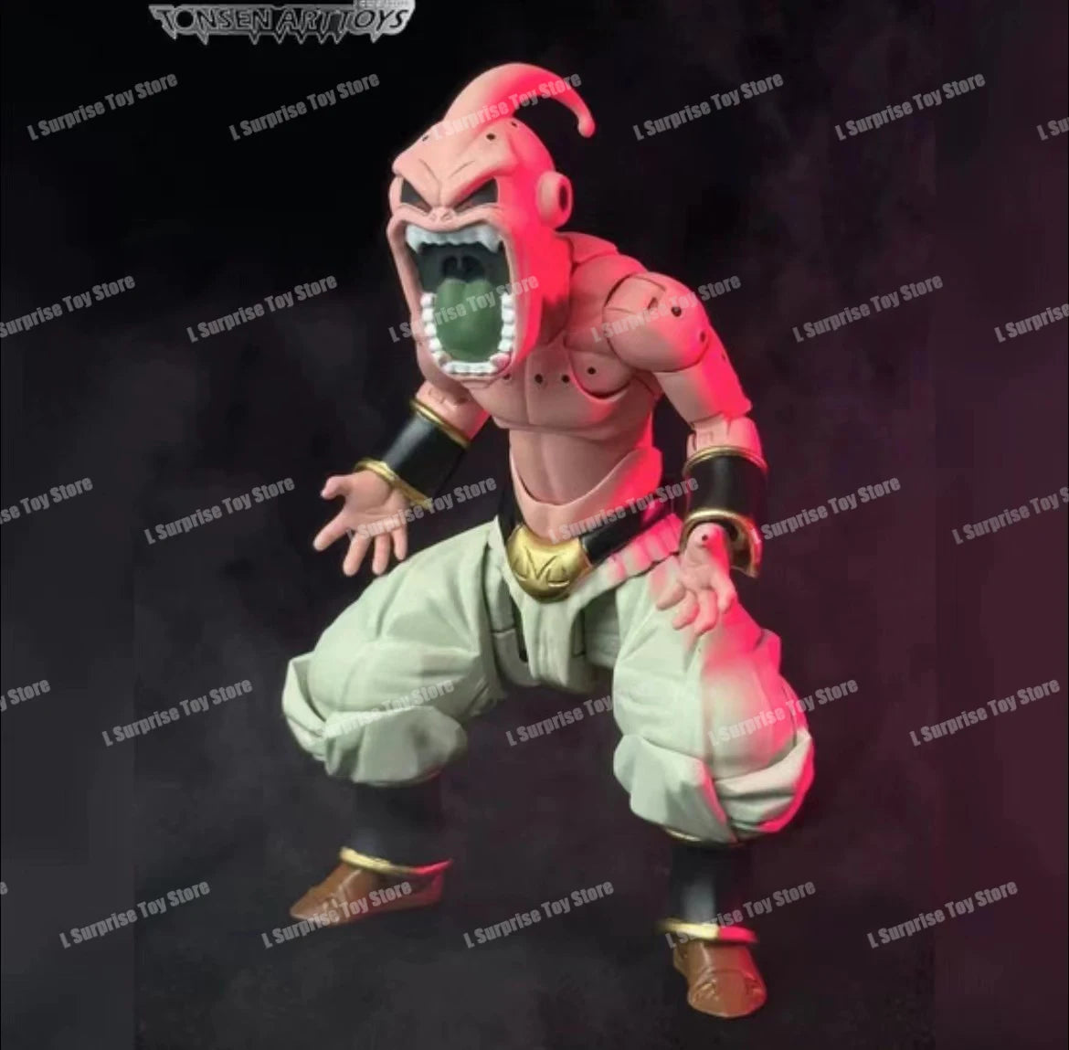 Tonsenarttoys Dragon Ball SHF Adolescent Malevolence Majin Buu Boo Kid Tonsen Arttoys Anime Action Figures Model Collector Toys
