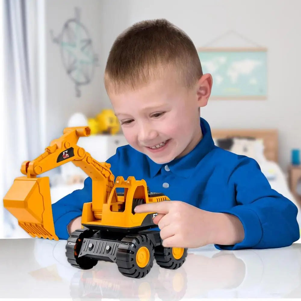 Simulation Excavator Truck Model Tractor Toy Dump Truck Model Car Toys Mini Cars Excavator Dump Truck Model Kids Birthday Gift