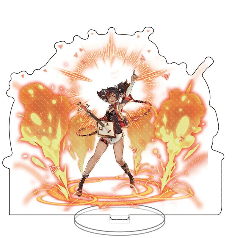 Impact anime Acrylic Stand Figure Game Toys Room Decoration Wanderer Raiden Shogun Tartaglia Zhongli Fan Kids Gifts