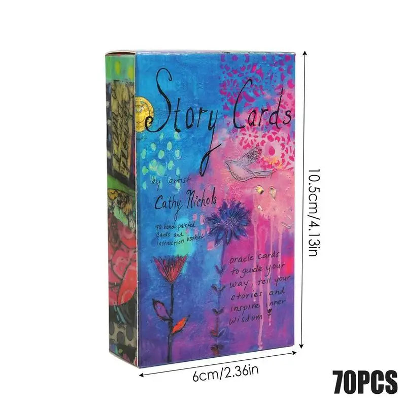 70pcs Story Cards For Fate Divination English Tarot Cards Oracle Cards Fortune Telling Board Game Party Entertainment Card Game