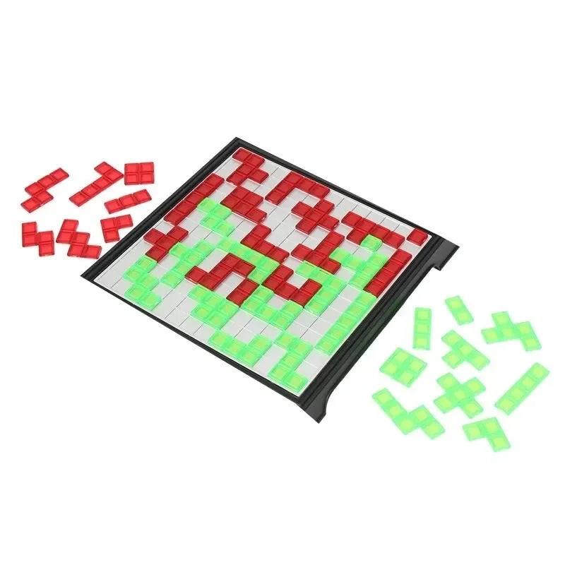 Strategy Board Game Colored Squares Educational Toys Easy To Play For Children Series Indoor Interaction Party Gift 2 - 4 Player