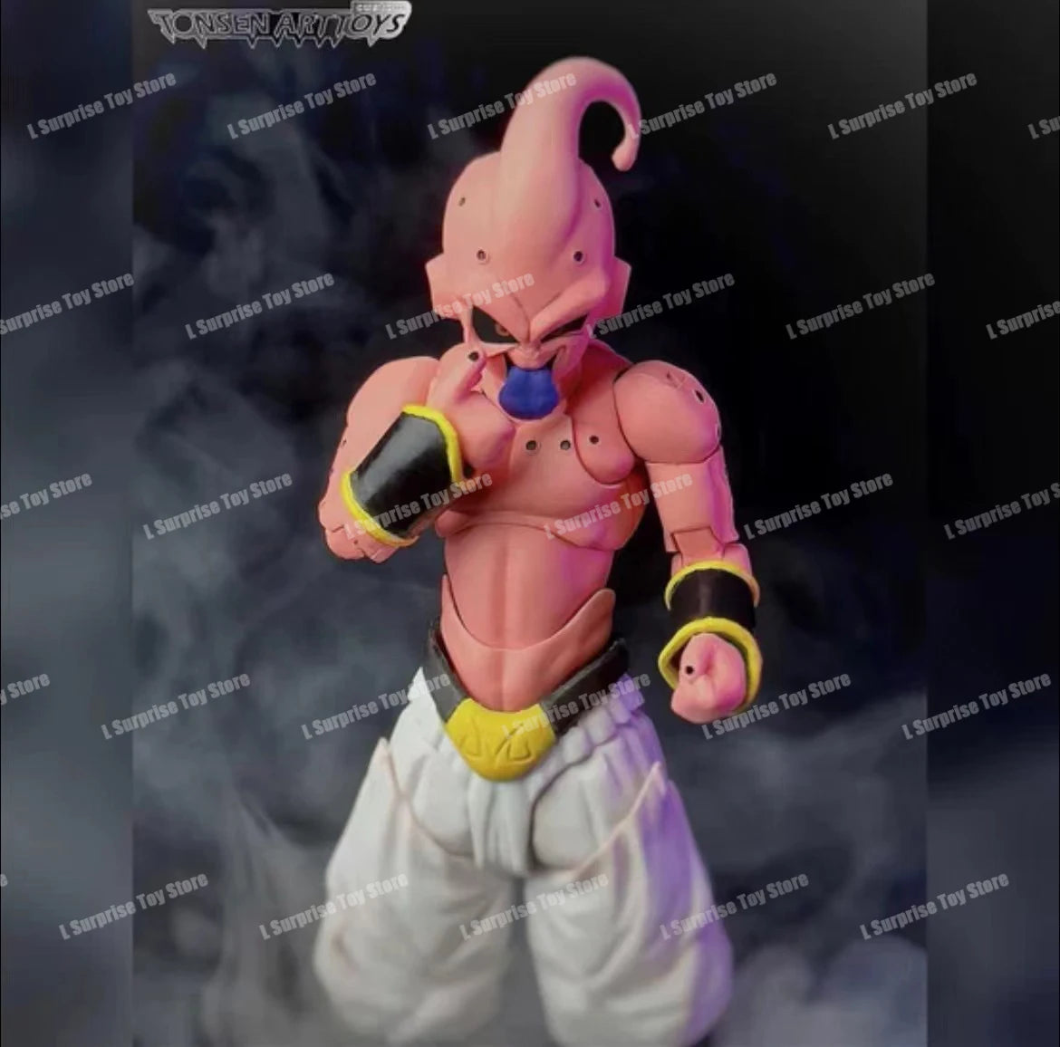 Tonsenarttoys Dragon Ball SHF Adolescent Malevolence Majin Buu Boo Kid Tonsen Arttoys Anime Action Figures Model Collector Toys