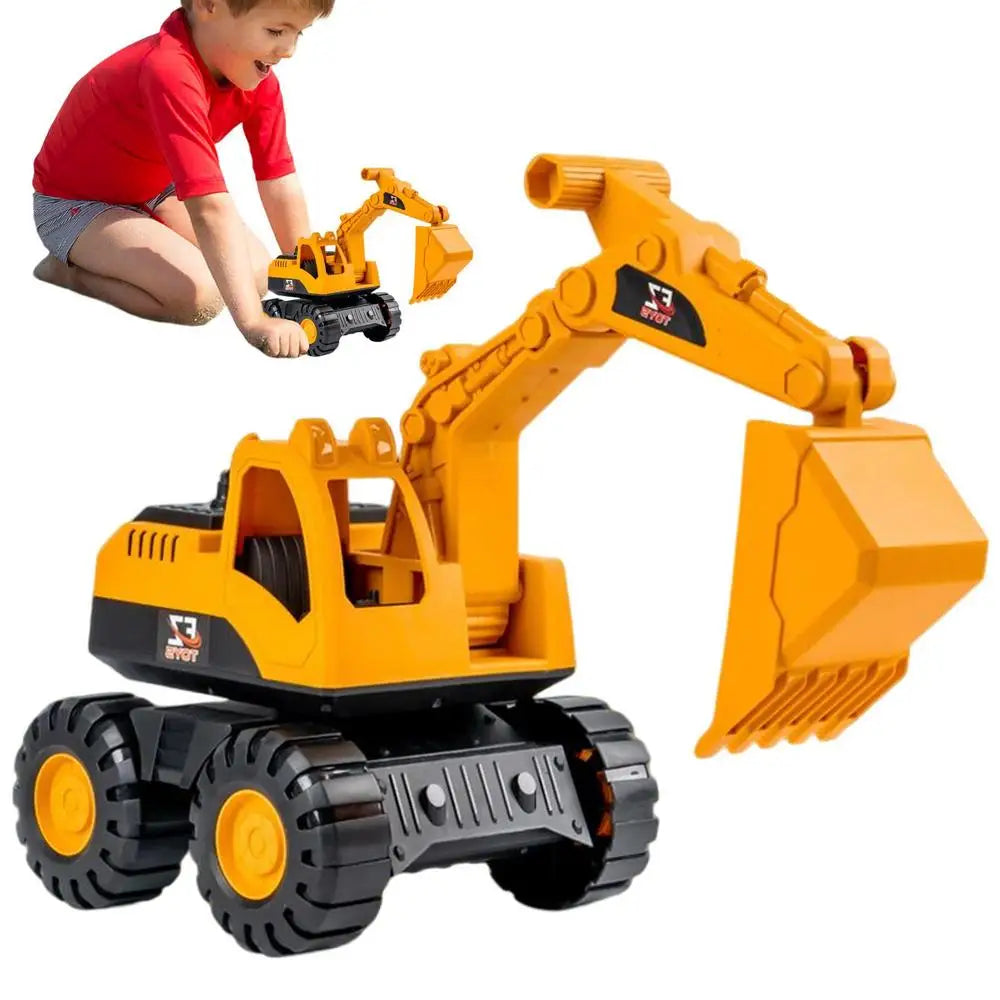 Simulation Excavator Truck Model Tractor Toy Dump Truck Model Car Toys Mini Cars Excavator Dump Truck Model Kids Birthday Gift