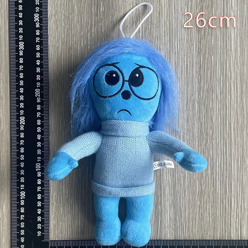20-30cm Inside Out 2 Disney Pixar Plush Toys Doll ANXIETY Ennui Envy Embarrassment Joy Plushie Stuffed Gift for Kids Christmas