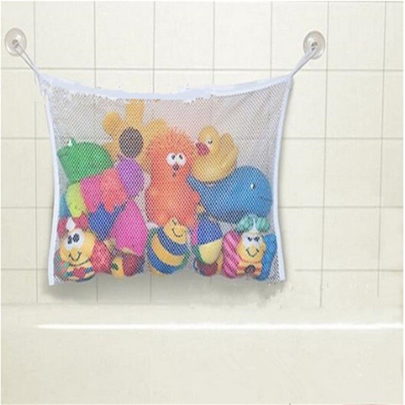 Baby Bathroom Mesh Bag Bath Toys Bag Kids Basket Net Children's Games Network Waterproof Cloth Sand Toys Beach Storage Organizer