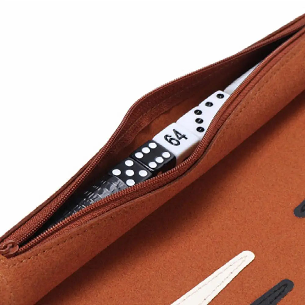 Chess Backgammon Board Game Travel Set Chess Board Set Strategy Board Game Playing Pieces Dice Cups Wooden Chess For Table Games