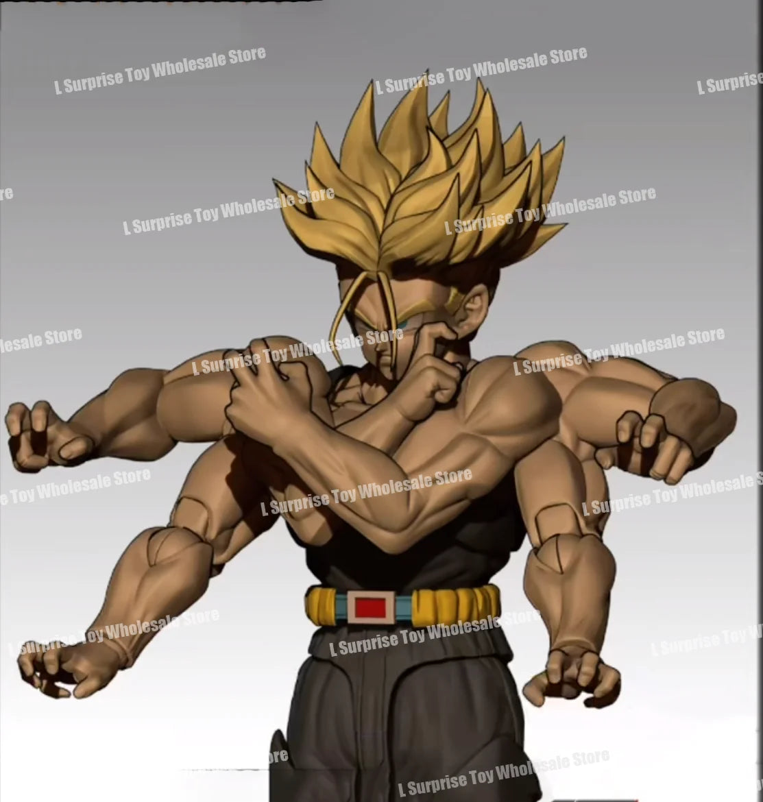 Tonsenarttoys Dragon Ball SHF Trunks Super Saiyan SSJ SSJ2 05A 05B Tonsen Arttoys Custom Accessories Anime Action Figures Toys