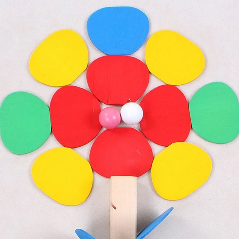 Montessori Baby Toy Kids 3D Wooden Ball Hammer Puzzles Early Learning Baby Games Toy Educational Children Birthday New Year Gift