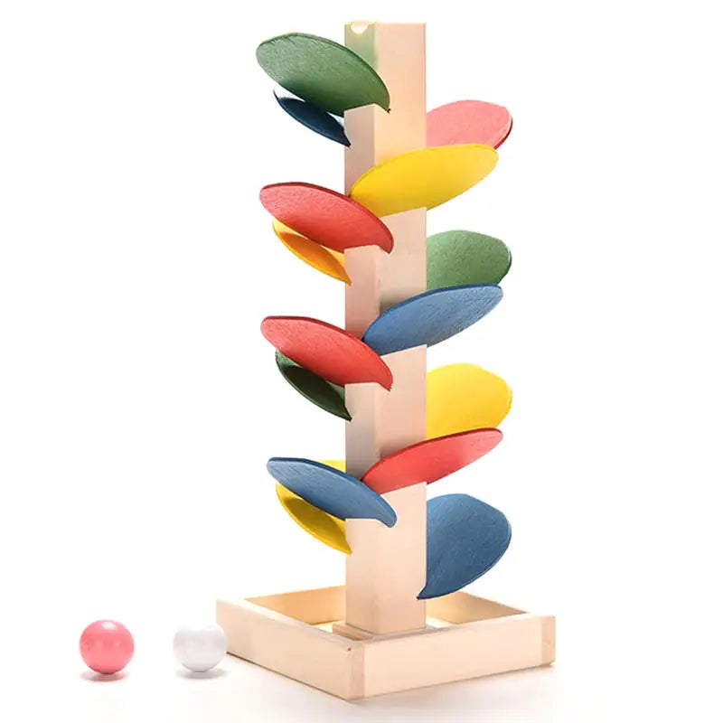 Montessori Baby Toy Kids 3D Wooden Ball Hammer Puzzles Early Learning Baby Games Toy Educational Children Birthday New Year Gift