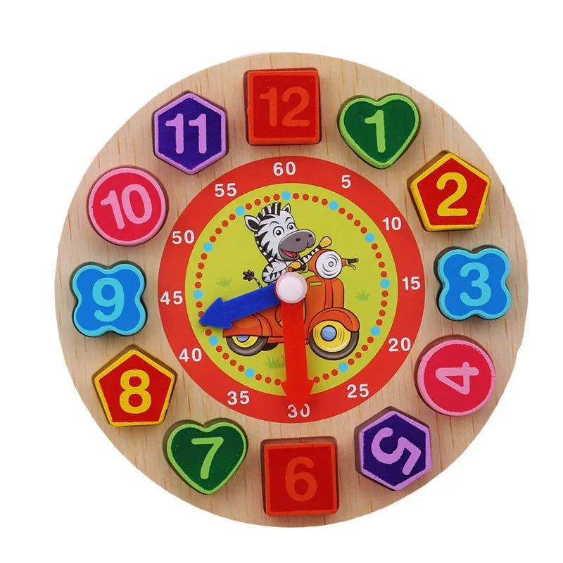 Montessori Baby Toy Kids 3D Wooden Ball Hammer Puzzles Early Learning Baby Games Toy Educational Children Birthday New Year Gift
