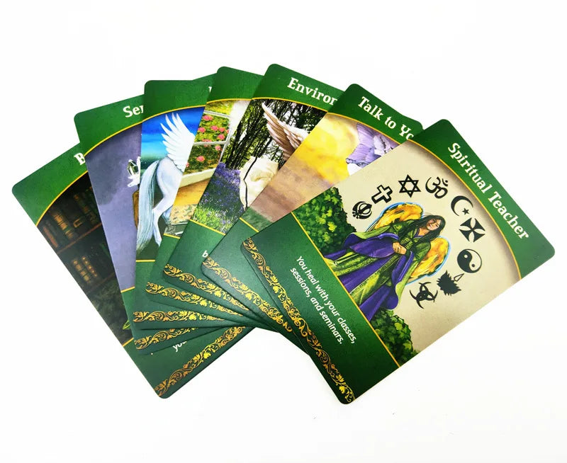 500styles Oracle Tarot Cards Guidance Divination Fate Oracle Party Deck Board Game PDF Instructions