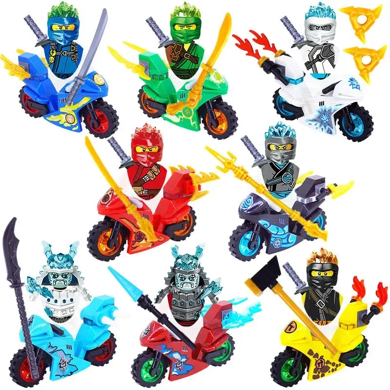 Hot Toys Anime Characters 24 Pieces Ninjago Mini Figure Building Block Toys Mini Doll Doll Figure Block Kids Toys Birthday Gifts