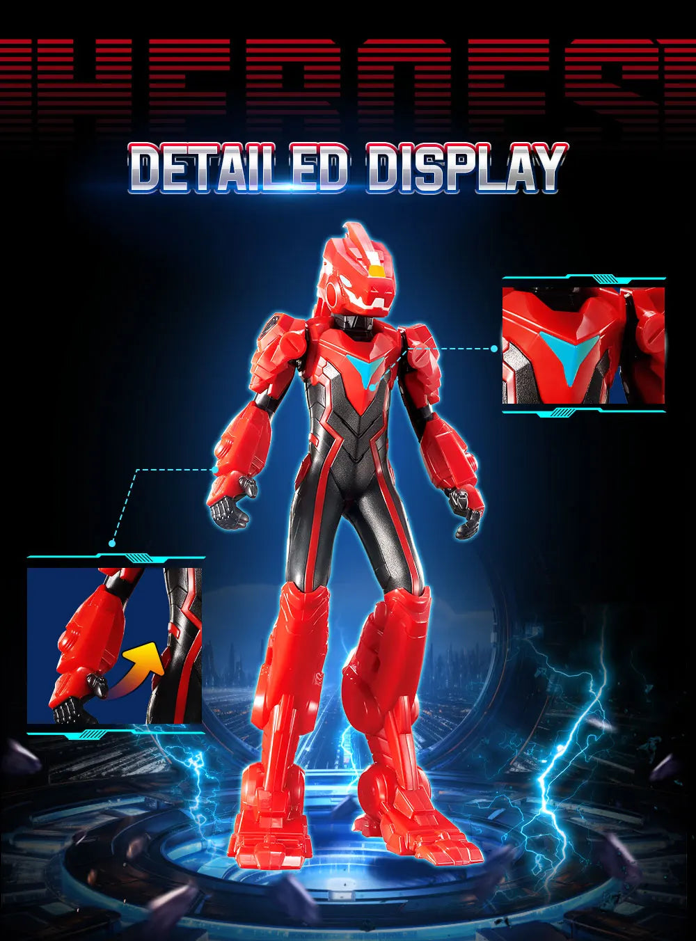 Quantum Heroes Dinoster 6 Inches (17.5CM )Dinoster Figure - Lucio with Movable Arms Anime Action Figure Kid Toys Gift