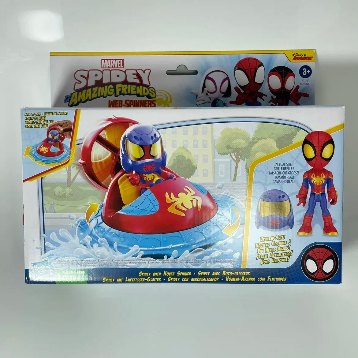 Marvel Spider Man And His Amazing Friends Upgrade Suit Spidey Amazing Pvc Action Figure Collectable Model Toy Doll Kids Gift