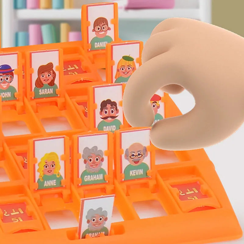 Guess Who I AM Board Game Funny Memory Training Family Friend Multiplayer Interactive Party Table Game Toy Gift for Kid Adult