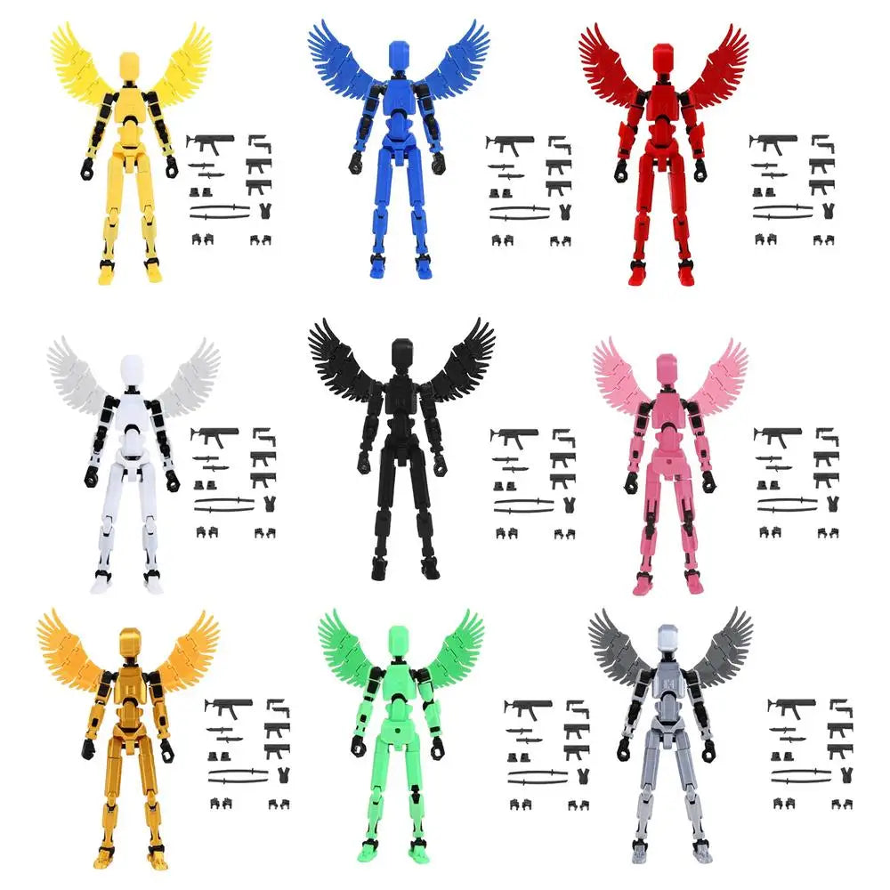 Multi-Jointed Movable Shapeshift Robot 3D Printed Mannequin Mini13 Character Figures Toys Kids Adults Parent-children Game Gifts