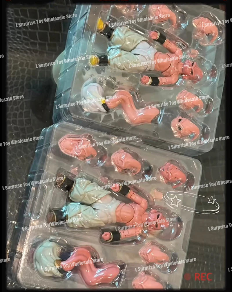 Tonsenarttoys Dragon Ball SHF Adolescent Malevolence Majin Buu Boo Kid Tonsen Arttoys Anime Action Figures Model Collector Toys