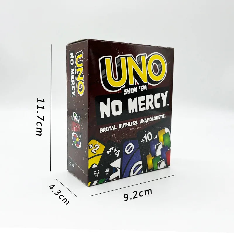 Uno Flex Flip Dos Matching Card Game Anime UNO No mercy Multiplayer Family Party Boardgame Funny Friends Entertainment Poker