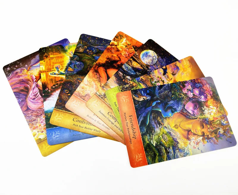 500styles Oracle Tarot Cards Guidance Divination Fate Oracle Party Deck Board Game PDF Instructions