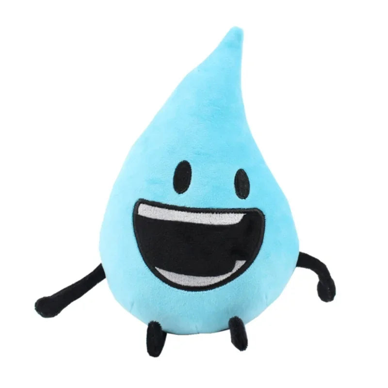 New Arrivial BFDI Plush Toy Battle for Dream Island Stuffed Doll Four X Two Firey Flower Waterdrop Lollipop Soft Kids Fans Gift