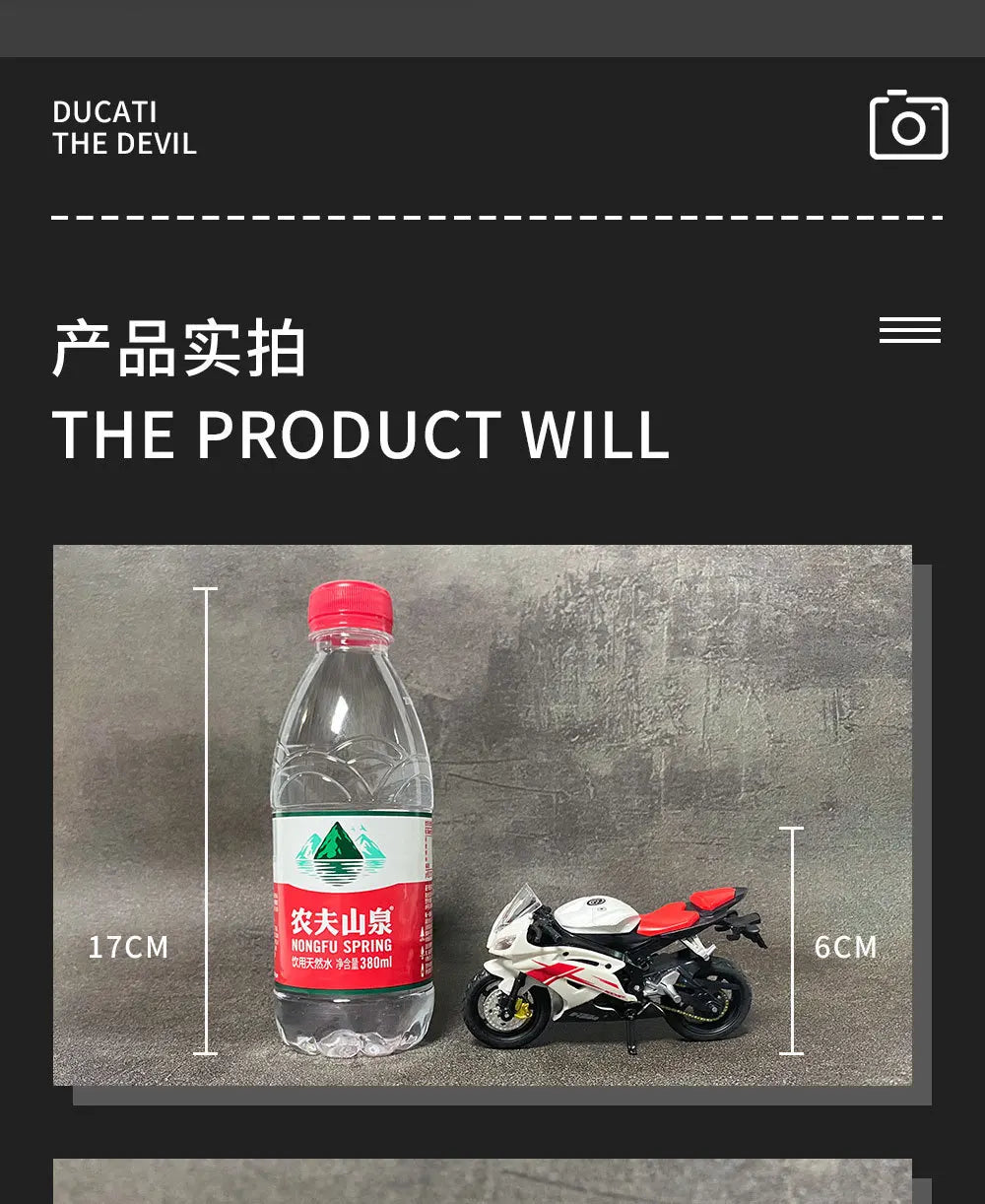 1:18 Yamaha R6 Motorcycle High Simulation Diecast Metal Alloy Model car Collection Kids Toy Gifts M21