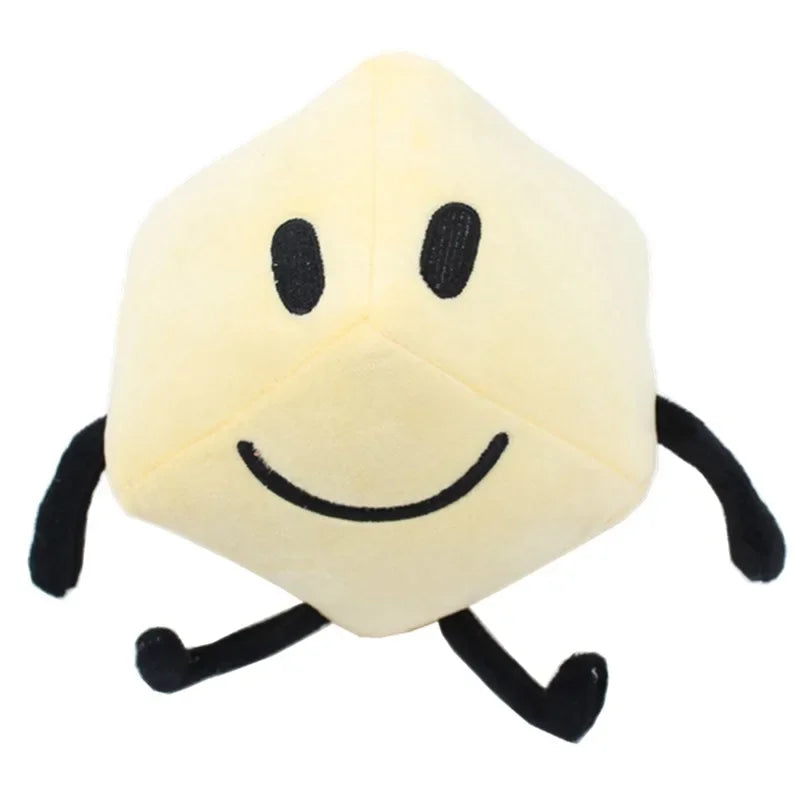 New Arrivial BFDI Plush Toy Battle for Dream Island Stuffed Doll Four X Two Firey Flower Waterdrop Lollipop Soft Kids Fans Gift