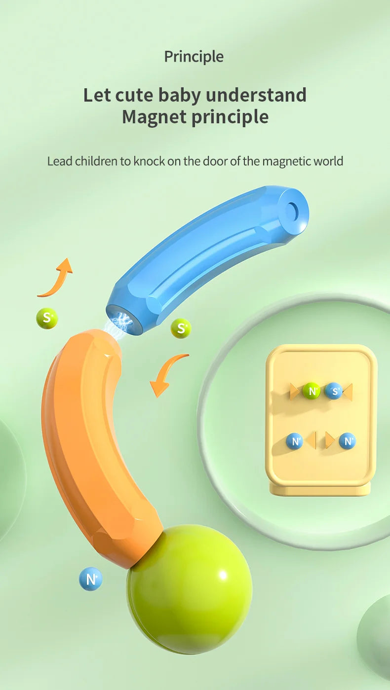 Magnetic Magnet Stick Rod Building Blocks Constructor Blocks Set Toys for Kids Montessori Educational Toys For For Children Gift