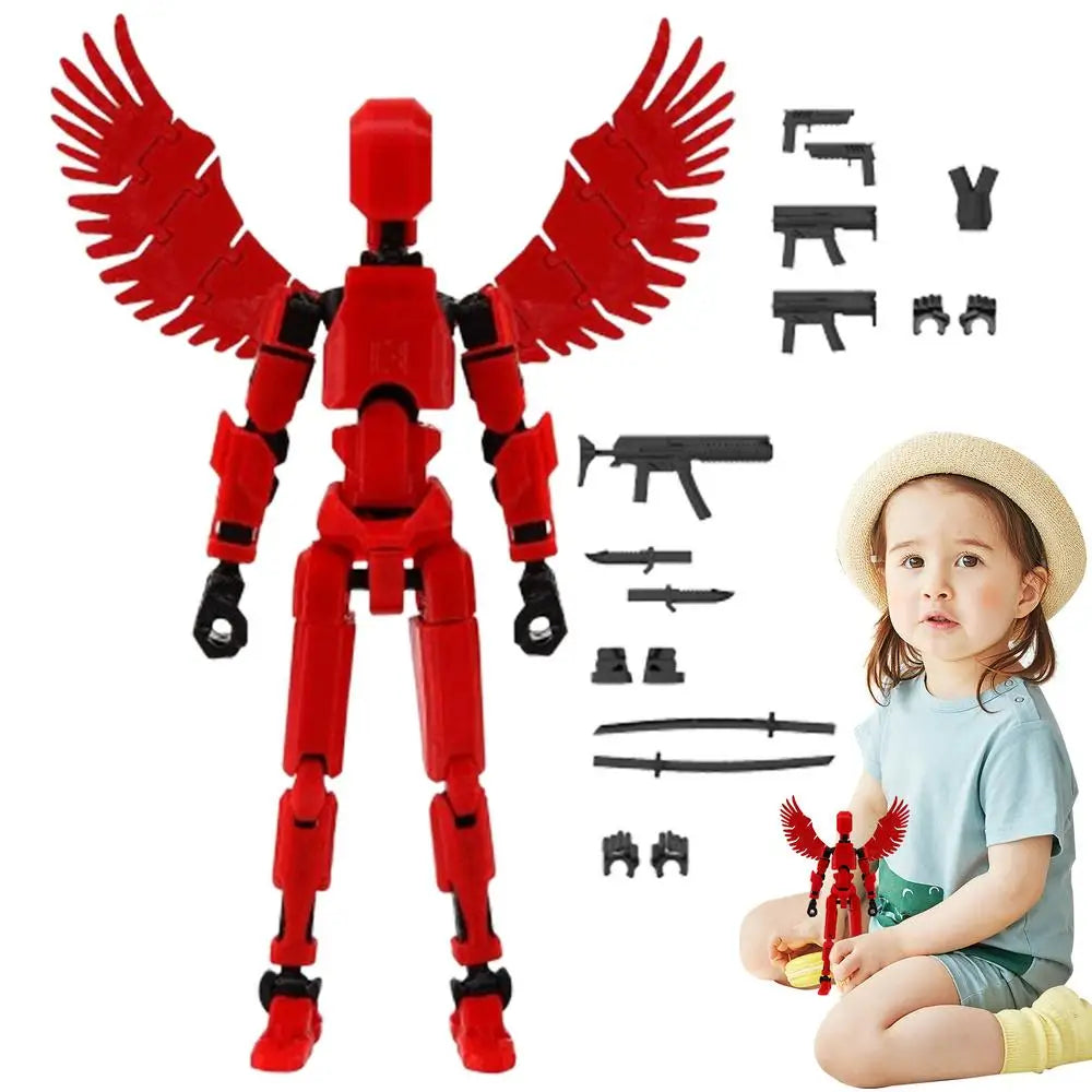 Multi-Jointed Movable Shapeshift Robot 3D Printed Mannequin Mini13 Character Figures Toys Kids Adults Parent-children Game Gifts