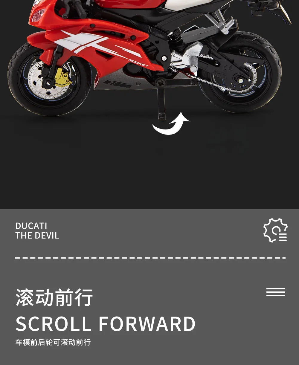 1:18 Yamaha R6 Motorcycle High Simulation Diecast Metal Alloy Model car Collection Kids Toy Gifts M21