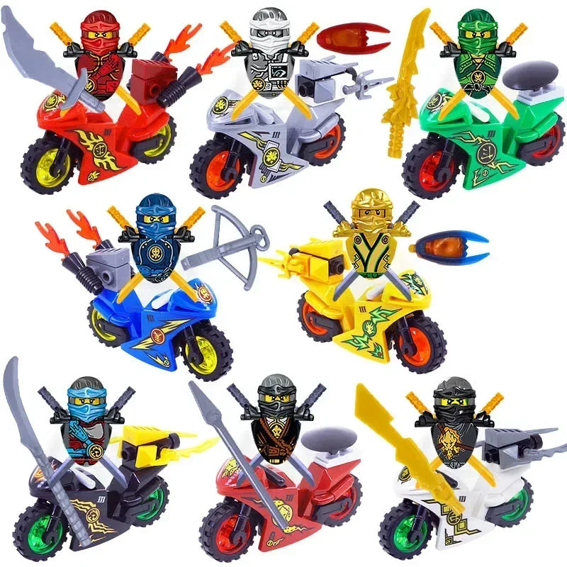 Hot Toys Anime Characters 24 Pieces Ninjago Mini Figure Building Block Toys Mini Doll Doll Figure Block Kids Toys Birthday Gifts
