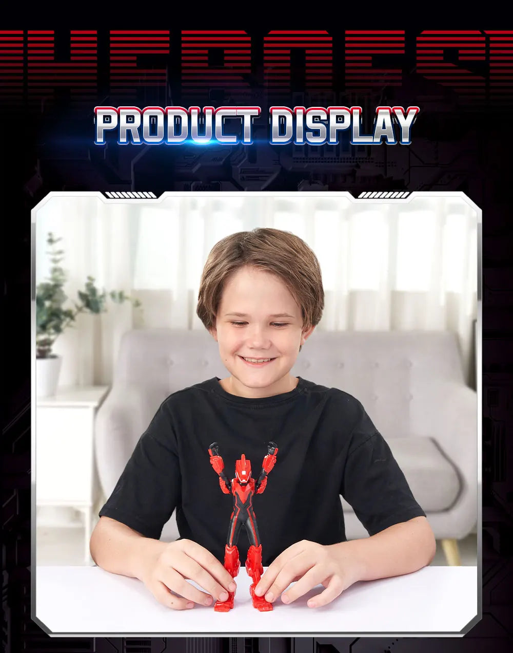 Quantum Heroes Dinoster 6 Inches (17.5CM )Dinoster Figure - Lucio with Movable Arms Anime Action Figure Kid Toys Gift