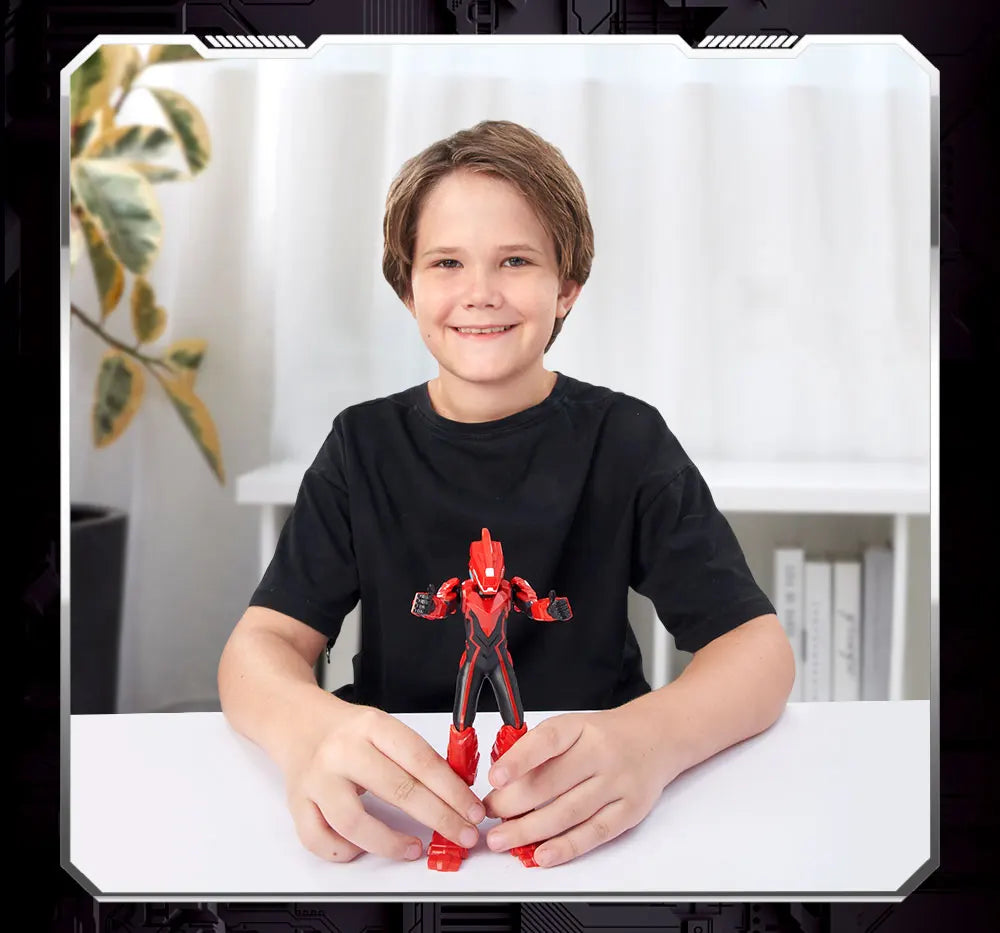 Quantum Heroes Dinoster 6 Inches (17.5CM )Dinoster Figure - Lucio with Movable Arms Anime Action Figure Kid Toys Gift
