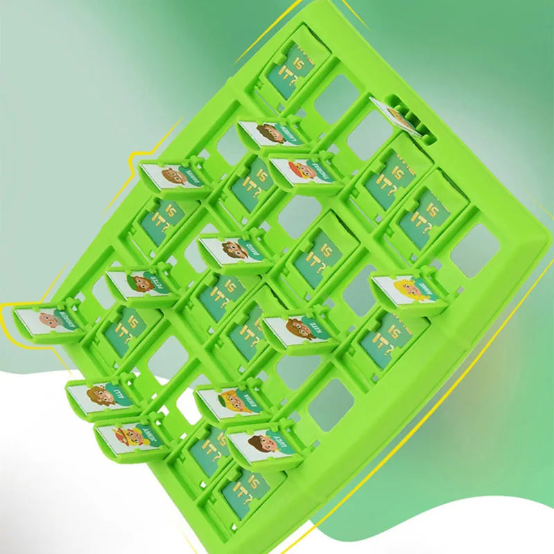 Guess Who I AM Board Game Funny Memory Training Family Friend Multiplayer Interactive Party Table Game Toy Gift for Kid Adult