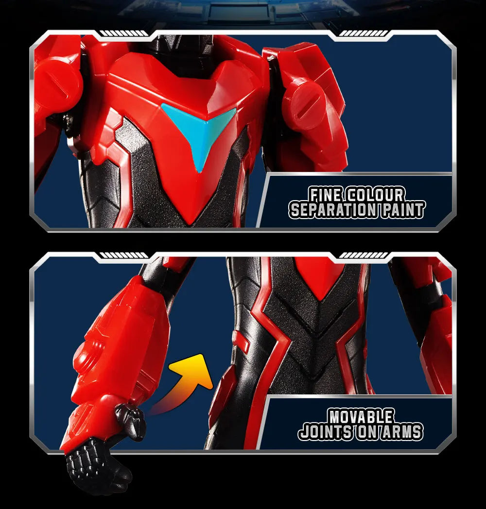 Quantum Heroes Dinoster 6 Inches (17.5CM )Dinoster Figure - Lucio with Movable Arms Anime Action Figure Kid Toys Gift