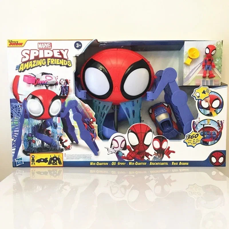 Marvel Spider Man And His Amazing Friends Upgrade Suit Spidey Amazing Pvc Action Figure Collectable Model Toy Doll Kids Gift