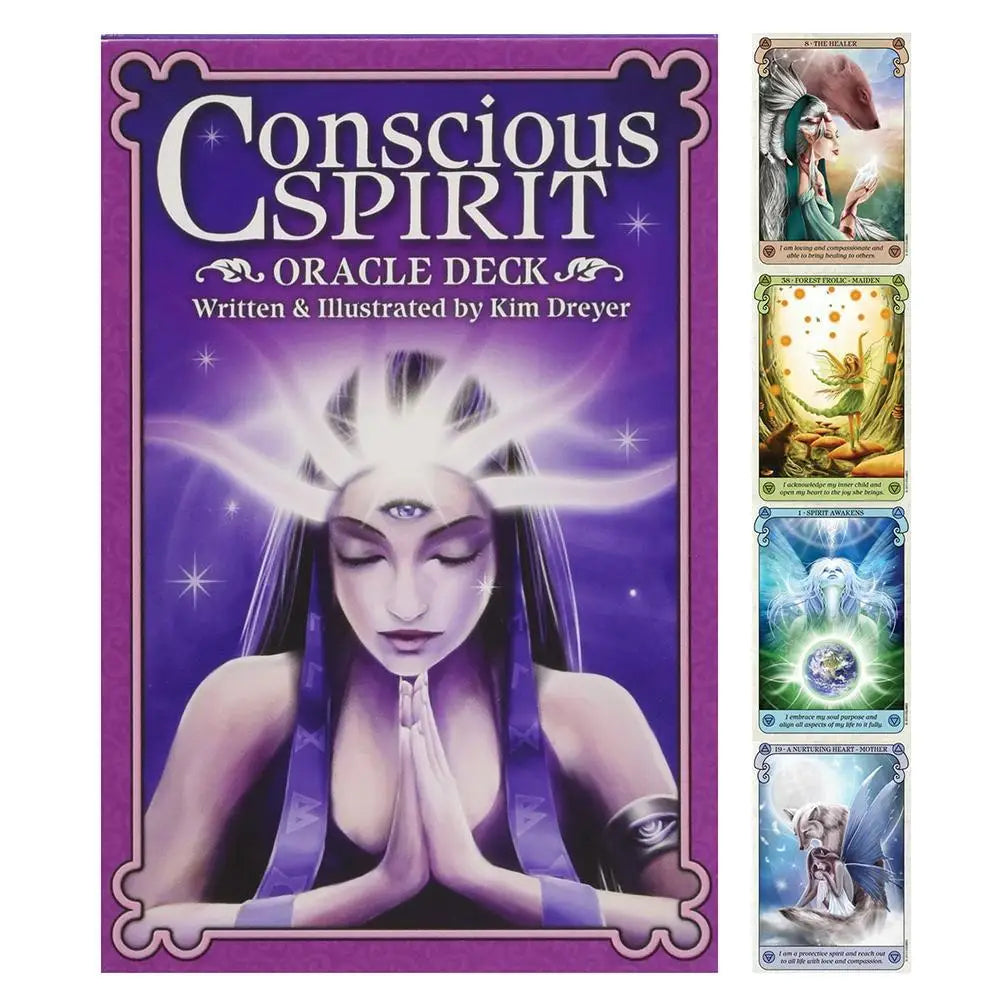 500styles Oracle Tarot Cards Guidance Divination Fate Oracle Party Deck Board Game PDF Instructions