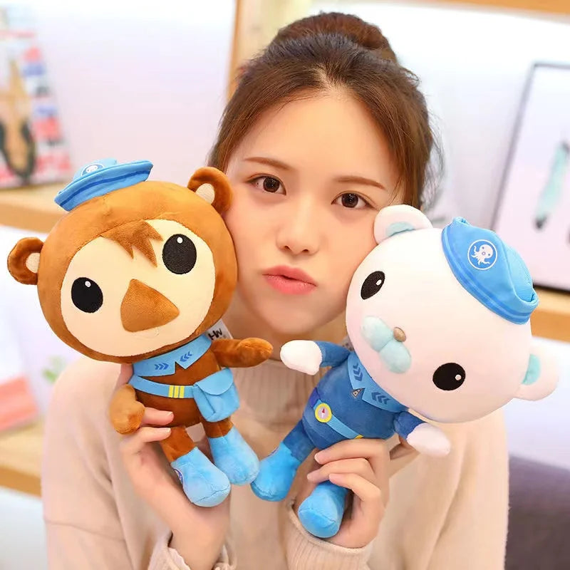 30cm Octonauts Plush Toys Soft Stuffed Animal Doll Barnacles Kwazii Tweak Peso Dashi Cartoon Peluche Pillow Kids Christmas Gifts