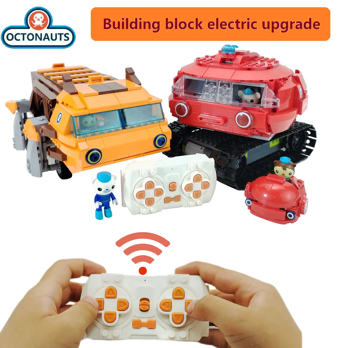 Anime octonauts Octopod GUP Building Blocks Action Figures Ocean creatures Toy Bricks Friend Interaction Kids Toys