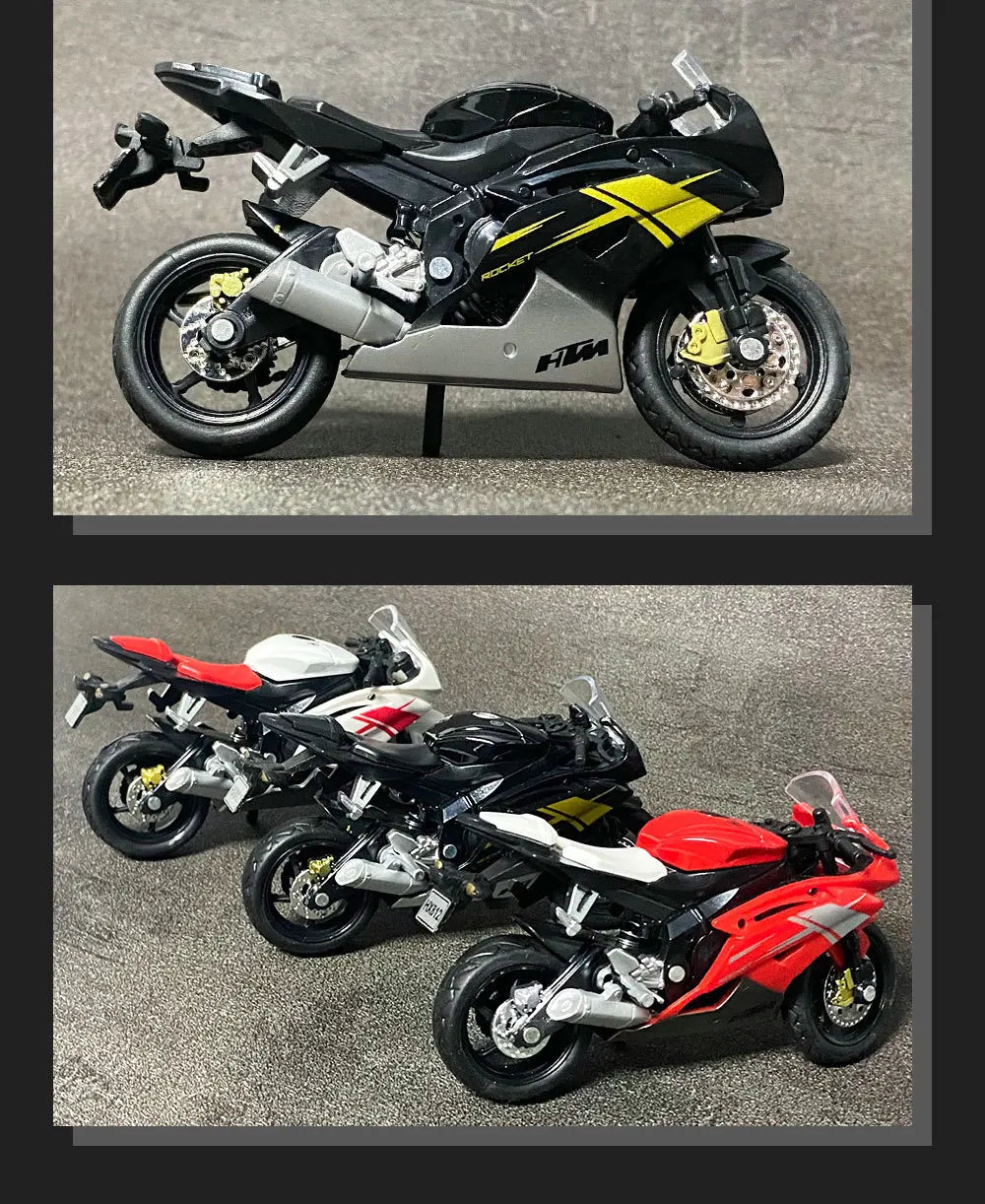 1:18 Yamaha R6 Motorcycle High Simulation Diecast Metal Alloy Model car Collection Kids Toy Gifts M21